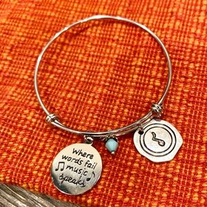 3 for $20 New Steel Music Charm Bracelet